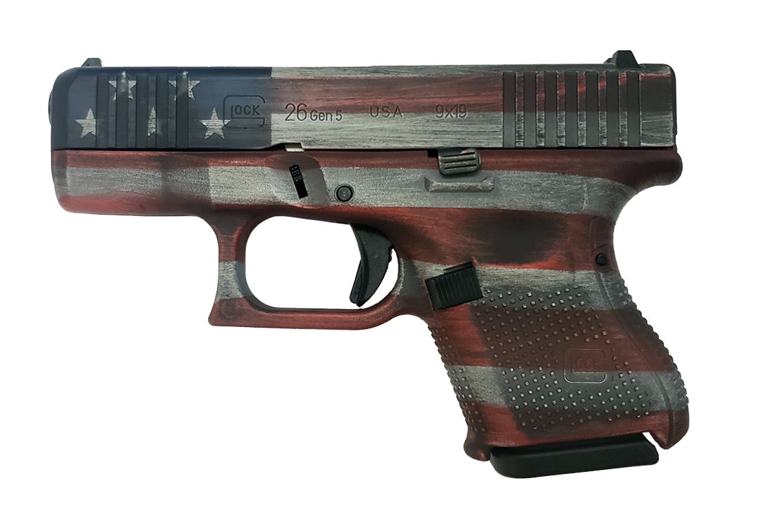 GLOCK*26 G5 9MM USA FLAG 10RD UA265S204USA - Taurus Savings